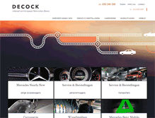 Tablet Screenshot of garagedecock.be